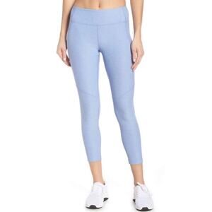 Outdoor Voices Warm Up 7/8 Leggings Size M Blue High Rise Gym Running Yoga Crops